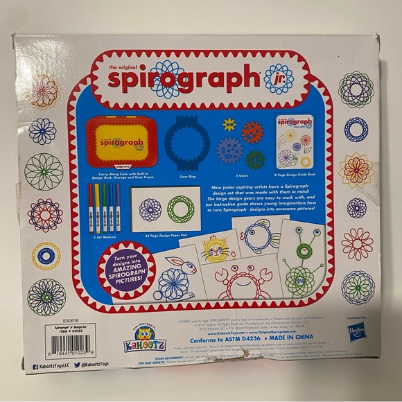 Original Spirograph design Spirograph Jr.
Jumbo Sized GearsArts and Craft Design - Picture 5 of 8